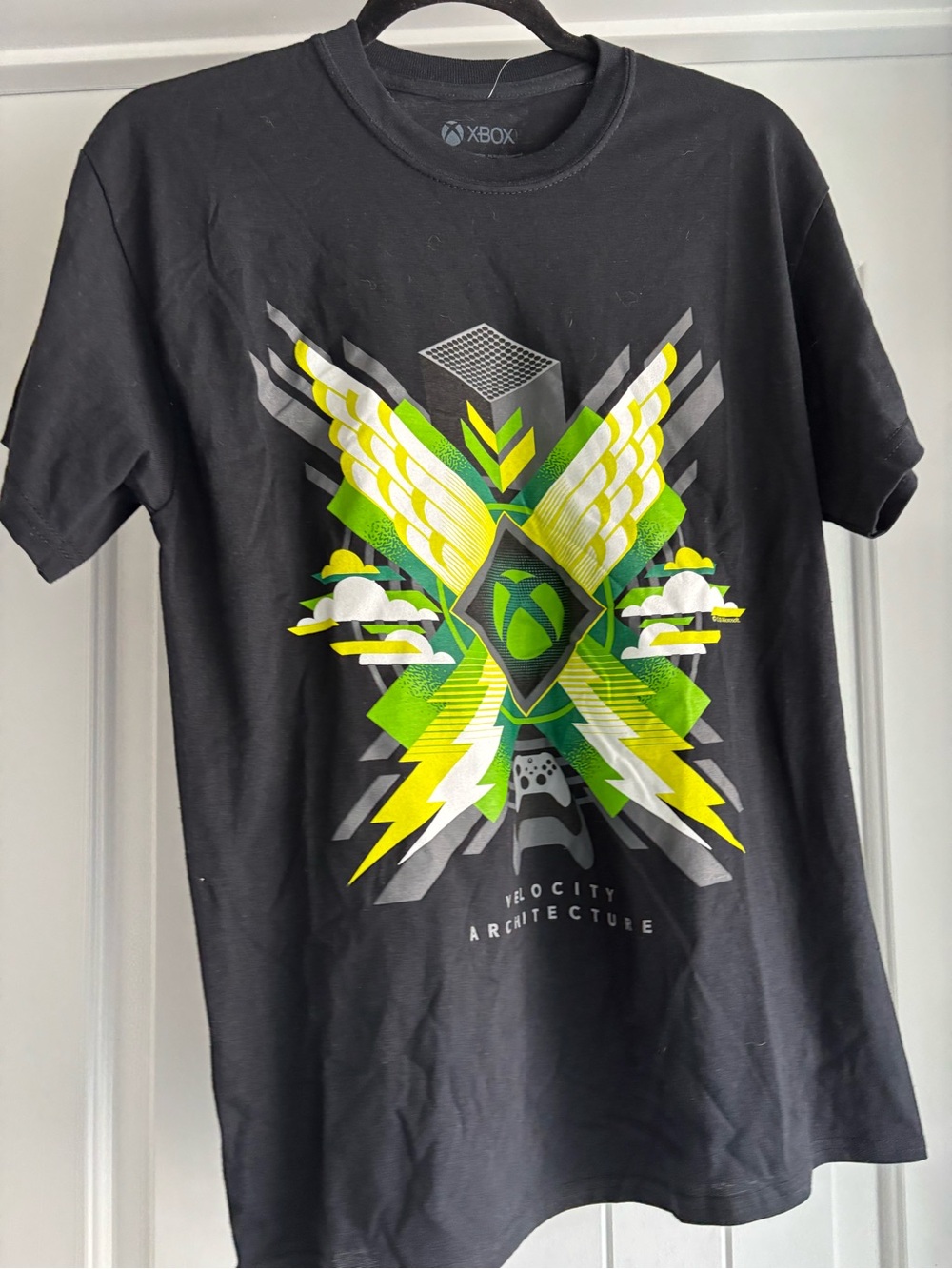 NWT Xbox Series X Velocity Architecture Gaming T-Shirt - Black